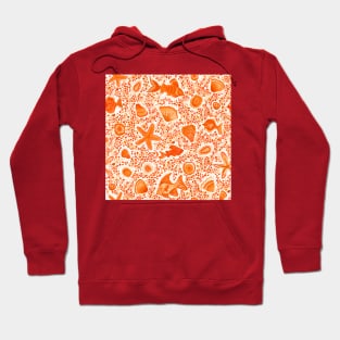 Orange Fishes Hoodie